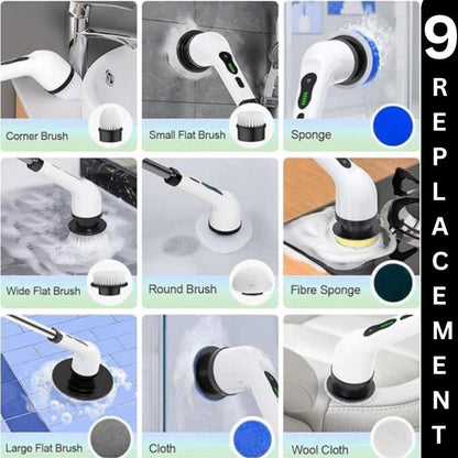 𝐂𝐥𝐞𝐚𝐧𝐌𝐚𝐱™ HeavyDuty 9-in-1 Electric Spin Cleaner