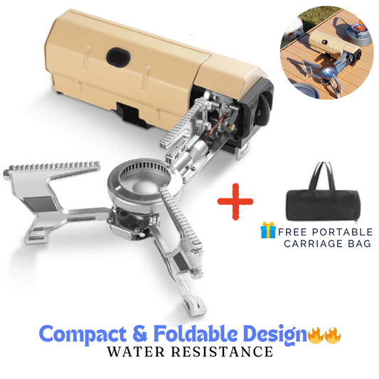 🎁 Today Promotion - 𝐄𝐚𝐬𝐲𝐇𝐢𝐤𝐞™ - Portable Outdoor Gas Stove For Camping & Hiking