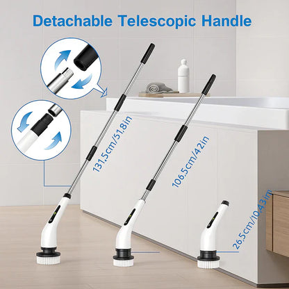 𝐂𝐥𝐞𝐚𝐧𝐌𝐚𝐱™ - فرشاة التنظيف اللاسلكية مع ٩ رؤوس متعددة الاستخدام