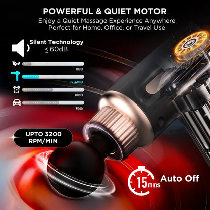 𝐃𝐲𝐧𝐚𝐦𝐨™ Rechargeable Gun Massager - مدلك بندقية قابلة للشحن