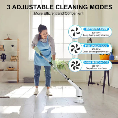 𝐂𝐥𝐞𝐚𝐧𝐌𝐚𝐱™ HeavyDuty 9-in-1 Electric Spin Cleaner