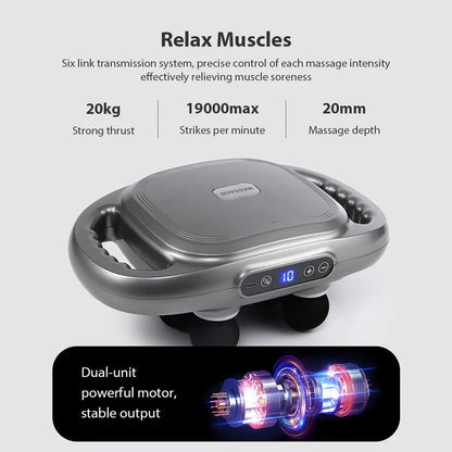 🎁 Last Day Promotion Save 65% - 𝐄𝐚𝐬𝐲𝐂𝐨𝐦𝐟𝐨𝐫𝐭™ Six-Head Muscle Relaxation Gun Massager