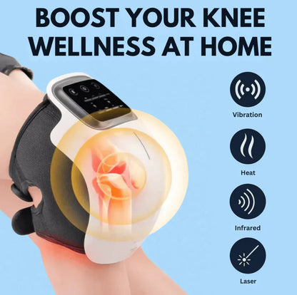 𝐄𝐥𝐞𝐜𝐭𝐫𝐨𝐏𝐫𝐨™ Premium Smart Heating Electric Knee Massager - جهاز لاسلكي لتدليك الركبة