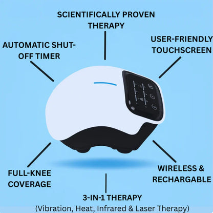 𝐄𝐥𝐞𝐜𝐭𝐫𝐨𝐏𝐫𝐨™ Premium Smart Heating Electric Knee Massager - جهاز لاسلكي لتدليك الركبة