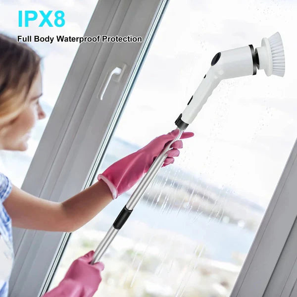 𝐂𝐥𝐞𝐚𝐧𝐌𝐚𝐱™ - فرشاة التنظيف اللاسلكية مع ٩ رؤوس متعددة الاستخدام