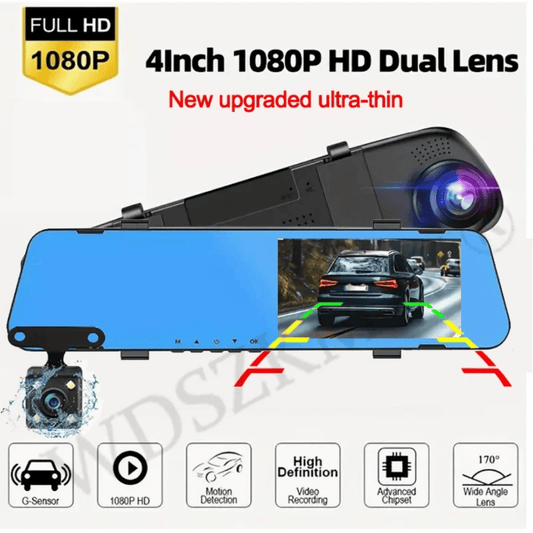 🎁 Last Day Promotion - 𝐎𝐫𝐢𝐠𝐢𝐧𝐚𝐥 𝐂𝐥𝐞𝐚𝐫𝐕𝐢𝐬𝐢𝐨𝐧™ Dual-Lens Car Rear View Smart Mirror Camera