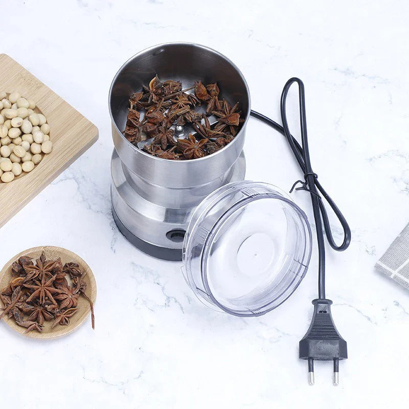 Stainless Steel Coffee Grinder - Buy 1 Get 1 Free - Free Delivery
