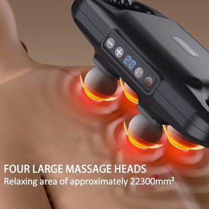 🎁 Last Day Promotion Save 65% - 𝐄𝐚𝐬𝐲𝐂𝐨𝐦𝐟𝐨𝐫𝐭™ Four-Head Muscle Relaxation Gun Massager
