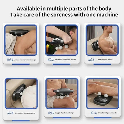 🎁 Last Day Promotion Save 65% - 𝐄𝐚𝐬𝐲𝐂𝐨𝐦𝐟𝐨𝐫𝐭™ Four-Head Muscle Relaxation Gun Massager