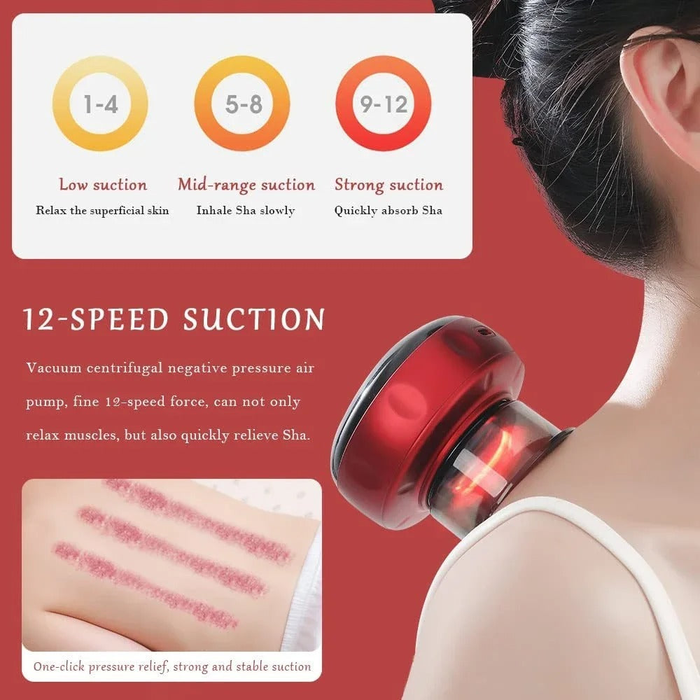 𝐇𝐞𝐚𝐥𝐭𝐡𝐂𝐚𝐫𝐞™ Smart Cupping Massager Device