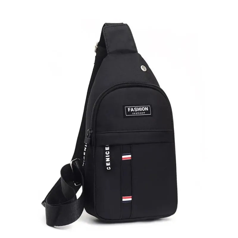 Lightweight chest bag - black