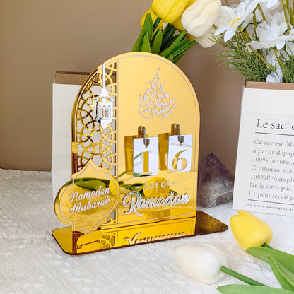 Ramadan Countdown Calander With Replacing Numbers